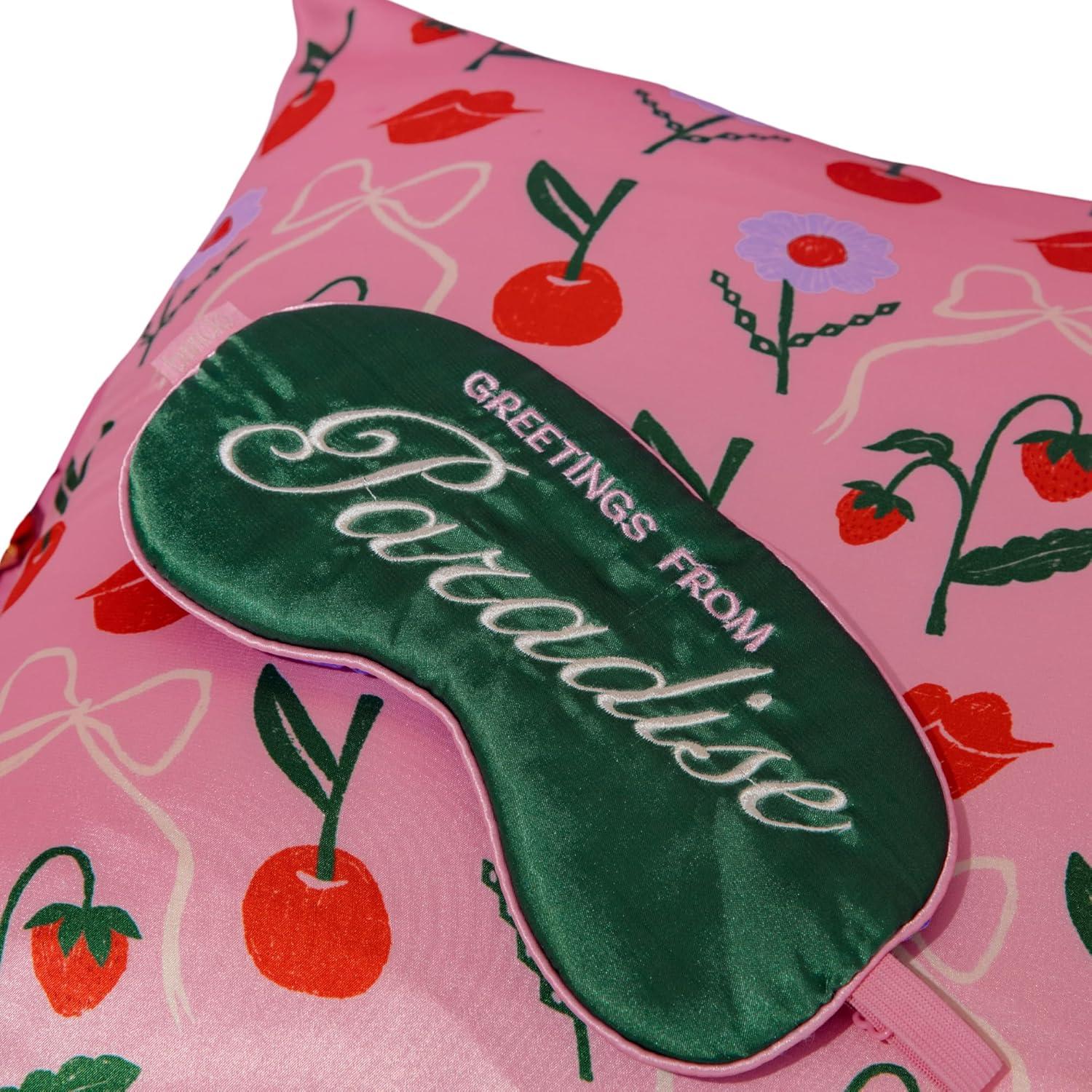 imagebando Getaway Eye Mask with Adjustable Strap Padded Silk Mask Sleeping Mask for Home or Airplane Greetings from ParadiseGreetings from Paradise