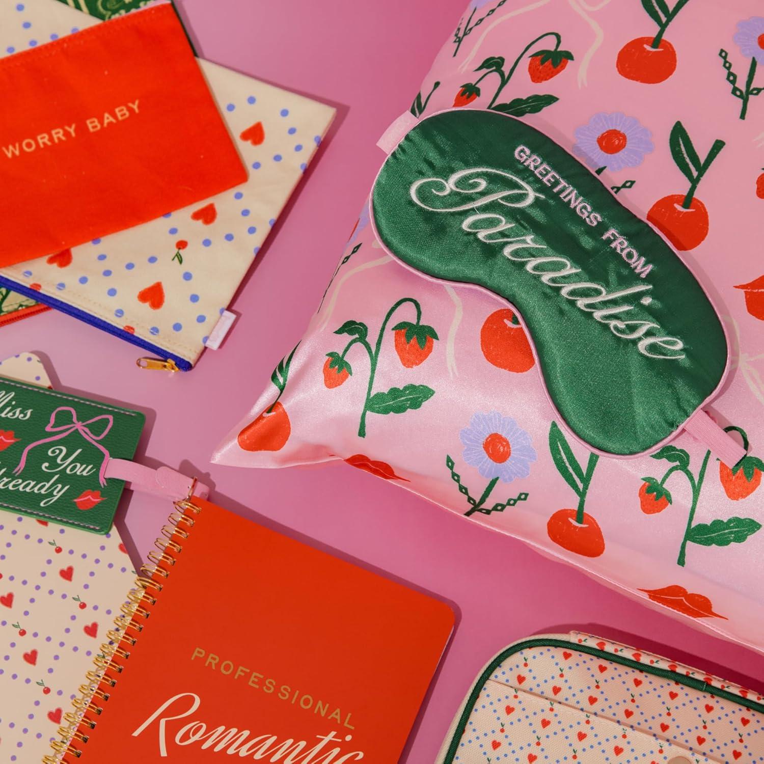 imagebando Getaway Eye Mask with Adjustable Strap Padded Silk Mask Sleeping Mask for Home or Airplane Greetings from ParadiseGreetings from Paradise