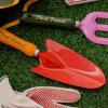 ban.do 2 Piece Gardening Hand Tools, Cute Garden Tool Set Includes Hand Rake and Trowel with Beech Wood Handles, Plant Parent