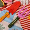 ban.do 2 Piece Gardening Hand Tools, Cute Garden Tool Set Includes Hand Rake and Trowel with Beech Wood Handles, Plant Parent