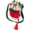 ban.do Quilted Bottle Holder Bag, Water Bottle Bag Crossbody with Adjustable Sling and Open Front Pocket, Cherry Hearts