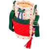 ban.do Quilted Bottle Holder Bag, Water Bottle Bag Crossbody with Adjustable Sling and Open Front Pocket, Cherry Hearts