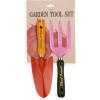ban.do 2 Piece Gardening Hand Tools, Cute Garden Tool Set Includes Hand Rake and Trowel with Beech Wood Handles, Plant Parent