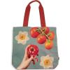 imagebando Big Canvas Bag with Shoulder Strap Lightweight Reusable Travel Tote for Books Beach or Produce Tomatoes are the Best