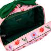ban.do Getaway Quilted Toiletry Bag with Bow Handle, Cherry Lips