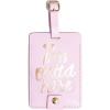 Ban.do Women’s The Getaway Luggage Tag, I’m Outta’ Here (pink/metallic)(I’m Outta Here)