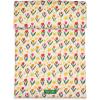 Ban.do Go Go Padded Laptop Sleeve with Snap Closure and Wires Pouch, Fits Up to 15-inch Laptop, Tulips on Ivory