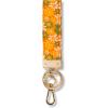 ban.do Diamond Quilted Cotton Wristlet Keychain with Gold Hardware and Keyring, Retro Floral