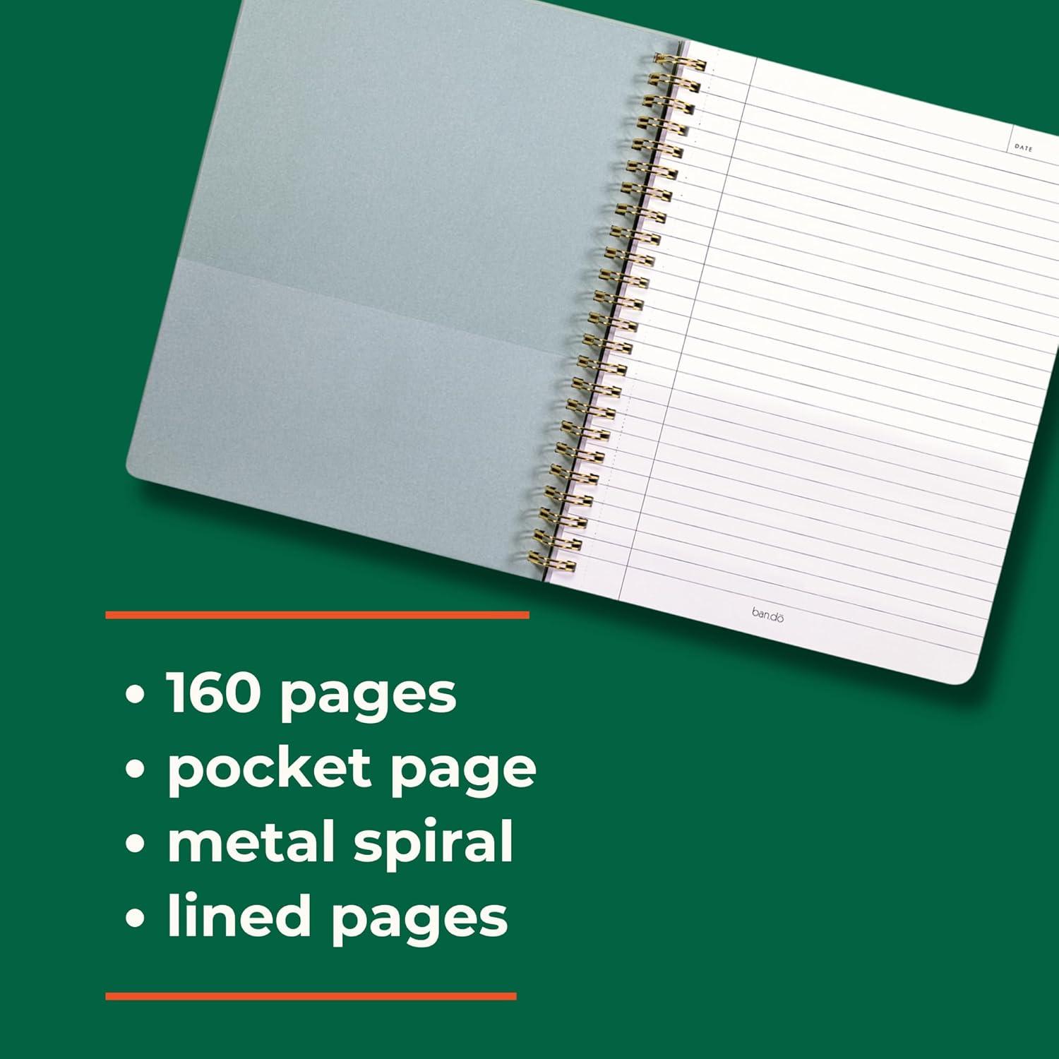 imagebando Rough Draft Mini Spiral Notebook with Saying 9quot x 7quot with Quote Pockets and 160 Lined Pages Find Me in the Garden