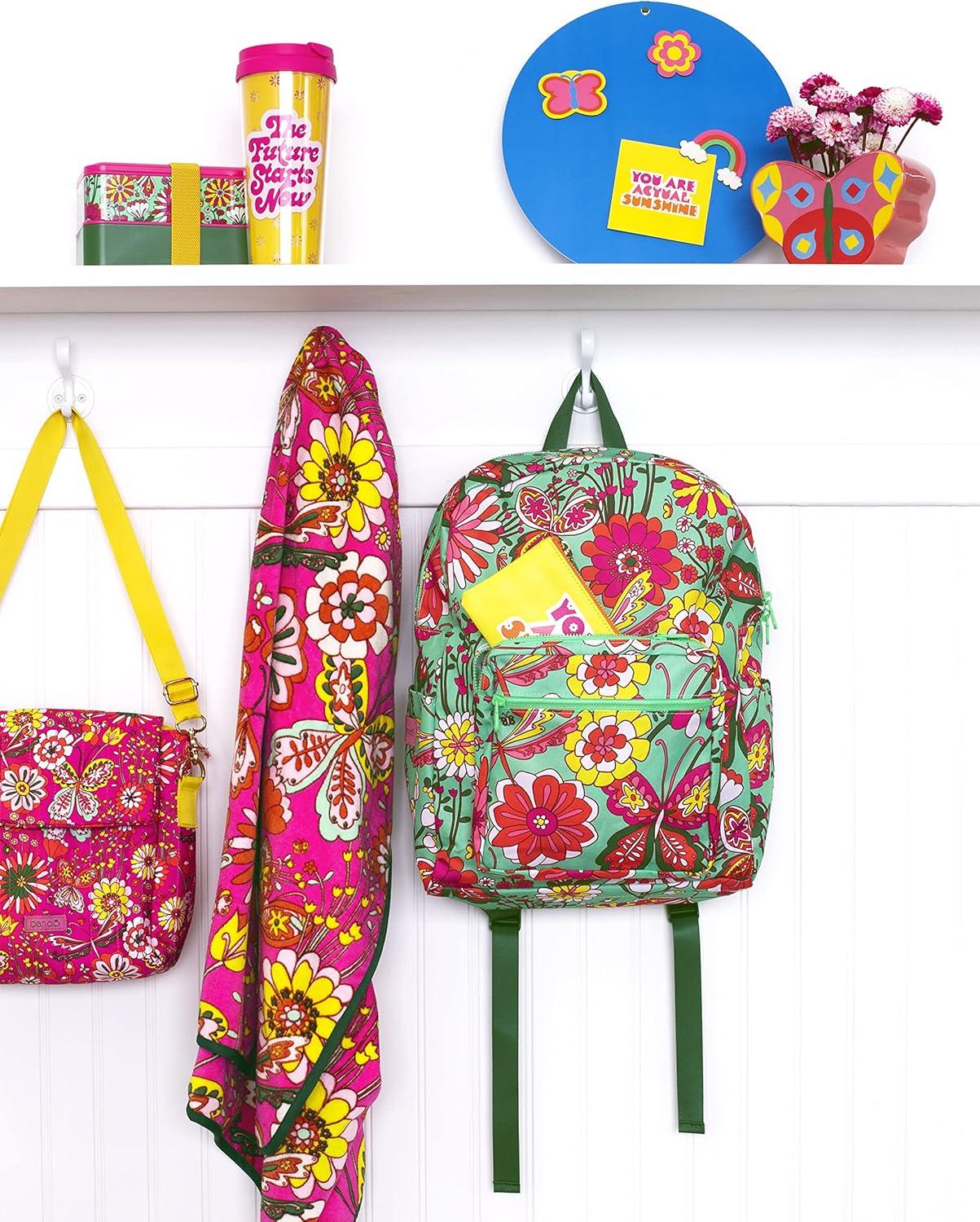 imagebando Small Decorative Vase Colorful Ceramic Shelf Decor Unique Vase Doubles as Pencil Cup Butterfly