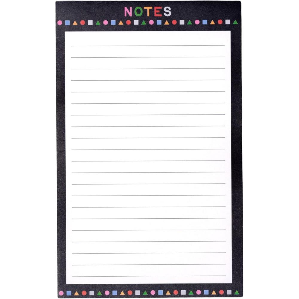 imagebando Rough Draft Large Notepad 5 x 8 with 80 Lined Sheets of Paper for WorkOfficeGrocery List Notes