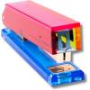 ban.do Cute Acrylic Stapler, Fun/Unique/Colorful Desk Accessories for Work/Office, Colorblock