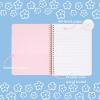 ban.do Floral Rough Draft Large Spiral Notebook, 11″ x 9″ with Pockets and 160 College Ruled Pages, Making It Up As I Go(Pearlescent)