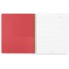ban.do Floral Rough Draft Large Spiral Notebook, 11″ x 9″ with Pockets and 160 College Ruled Pages, Strawberry Fields(Floral Stripe)