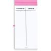 ban.do Good Intentions Goal and Habit Tracker Notepad, List Pad Includes 80 Perforated Sheets, Ink Pen Loop, and Elastic Band Closure, Feel Your Best (Pink)(Feel Your Best (Pink))