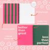 ban.do Rough Draft Mini Spiral Notebook with Saying, 8.5″ x 6.75″ with Pockets and 160 Lined Pages, Kindness Never Hurts(Find Joy)