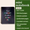 ban.do Rough Draft Mini Spiral Notebook with Saying, 8.5″ x 6.75″ with Pockets and 160 Lined Pages, Let Me Write That Down(Don’t Forget to Write it Down)