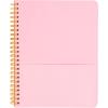 ban.do Rough Draft Mini Spiral Notebook with Saying, 8.5″ x 6.75″ with Pockets and 160 Lined Pages, Let Me Write That Down(Professional Romantic)