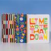 ban.do Rough Draft Mini Spiral Notebook with Saying, 8.5″ x 6.75″ with Pockets and 160 Lined Pages, Let Me Write That Down(Write That Down)