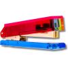 ban.do Cute Acrylic Stapler, Fun/Unique/Colorful Desk Accessories for Work/Office, Colorblock