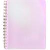 ban.do Floral Rough Draft Large Spiral Notebook, 11″ x 9″ with Pockets and 160 College Ruled Pages, Making It Up As I Go(Pearlescent)