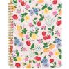 ban.do Rough Draft Mini Spiral Fruit Patterned Notebook, 8.5″ x 6.75″ Journal with Pockets and 160 Lined Pages (Flowers and Fruit)(Flowers and Fruit)