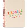 ban.do Rough Draft Mini Spiral Notebook with Saying, 8.5″ x 6.75″ with Pockets and 160 Lined Pages, Kindness Never Hurts(Kindness Never Hurts)