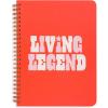 ban.do Rough Draft Mini Spiral Notebook with Saying, 8.5″ x 6.75″ with Pockets and 160 Lined Pages, Kindness Never Hurts(Living Legend)