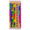 ban.do Write On Colorful Pencil Set of 10, Pre-Sharpened #2 Graphite Pencils, Assorted