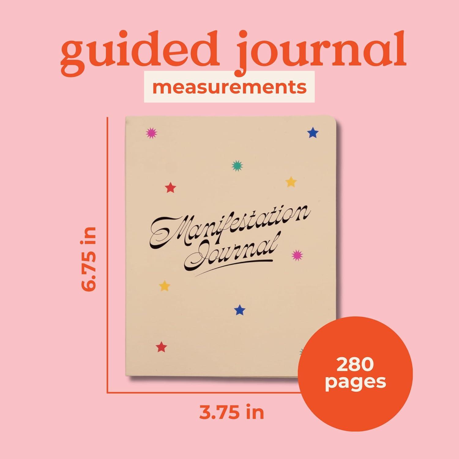 imagebando 280 Page Manifestation Journal Guided Journal for Self Care and Mindfulness Daily Journal with Prompts for Mental Health Manifestation Journal