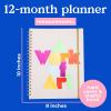 ban.do 12-Month Large Daily and Weekly Planner Dated January 2026 – December 2026, Soft Cover Self Care Journal, Agenda with Monthly Calendar, Stickers, Art & Bonus Pages (A Work of Art)