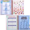 ban.do 17-Month Large Daily and Weekly Planner Dated August 2025 – December 2026, Hard Cover Self Care Journal, Spiral Agenda with Monthly Calendar, Stickers, Art & Bonus Pages (Ivory Floral)(Word Search)