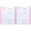 ban.do Undated Daily To Do Planner, Personal Organizer Schedule Planner with Grocery List and Schedule, Blue Floral