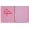 ban.do Undated Daily To Do Planner, Personal Organizer Schedule Planner with Meal Plan and To Do Lists, Flowers and Fruit