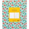 ban.do Undated Weekly Planner, Concealed Spiral Notebook with Stickers, To-Do Lists, Guided Wellness Journal, Daily Organizer for School or Office (Cherries and Strawberries Teal)