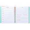 ban.do Undated Weekly Planner, Concealed Spiral Notebook with Stickers, To-Do Lists, Guided Wellness Journal, Daily Organizer for School or Office (Cherries and Strawberries Teal)