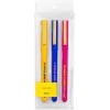 ban.do Write On Black Ink Pen Set of 3, Plastic Ballpoint Pens with Clip and Sayings(Assorted)