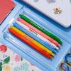 ban.do Write On Rainbow Colored Gel Pen Set of 6, Plastic Click Pens with Non-Toxic Colorful Ink and Pocket Clips, Assorted Color Quotes