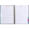 ban.do 12-Month Medium Daily and Weekly Planner Dated January 2026 – December 2026, Hard Cover Self Care Journal, Spiral Agenda with Monthly Calendar, Stickers, Art & Bonus Pages (Green Plaid)(A Joy to Be Around)