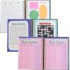 ban.do 12-Month Medium Daily and Weekly Planner Dated January 2026 – December 2026, Hard Cover Self Care Journal, Spiral Agenda with Monthly Calendar, Stickers, Art & Bonus Pages (Green Plaid)(Thrilled to Be Here)