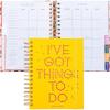 ban.do 17-Month Medium Daily and Weekly Planner August 2025 – December 2026, Hard Cover Spiral Agenda with Monthly Calendar, Stickers, Art & Bonus Pages (Cherries and Strawberries)(Connect the Dots)
