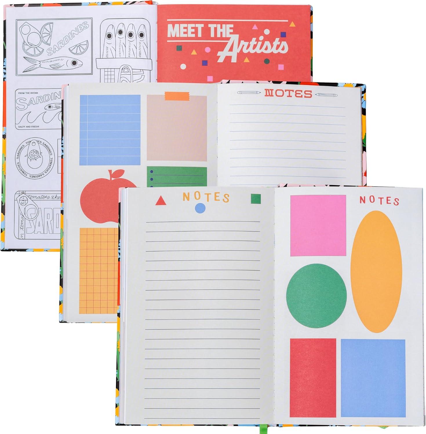 imagebando 12Month Classic Daily and Weekly Planner Dated January 2026 December 2026 Hard Cover Self Care Journal Bound Agenda with Monthly Calendar Stickers Art ampamp Bonus Pages Black Floral