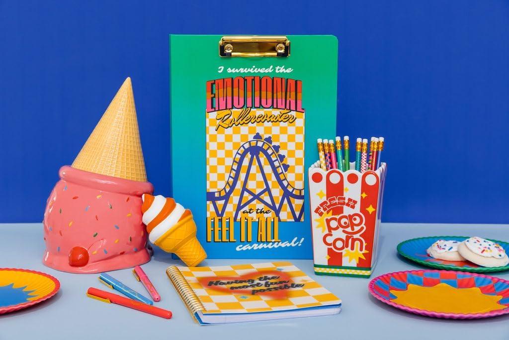 imagebando Decorative Ceramic Vase Tall Vase for Centerpiece Popcorn Bucket Unique Vase for HomeKitchenOffice Decor Popcorn Bag