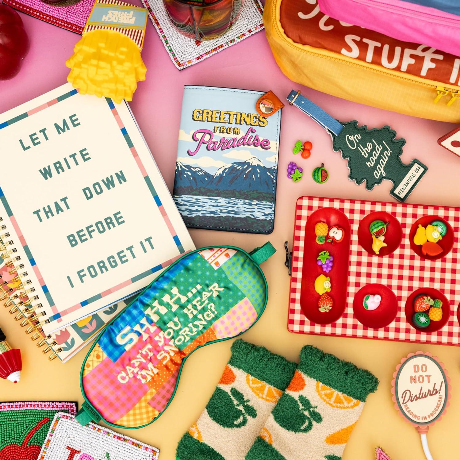 imagebando Getaway Retro Passport Holder Durable Vegan Leather Passport Cover Travel Wallet Fits Credit Cards and Vaccine Card Greetings From ParadiseGreetings From Paradise