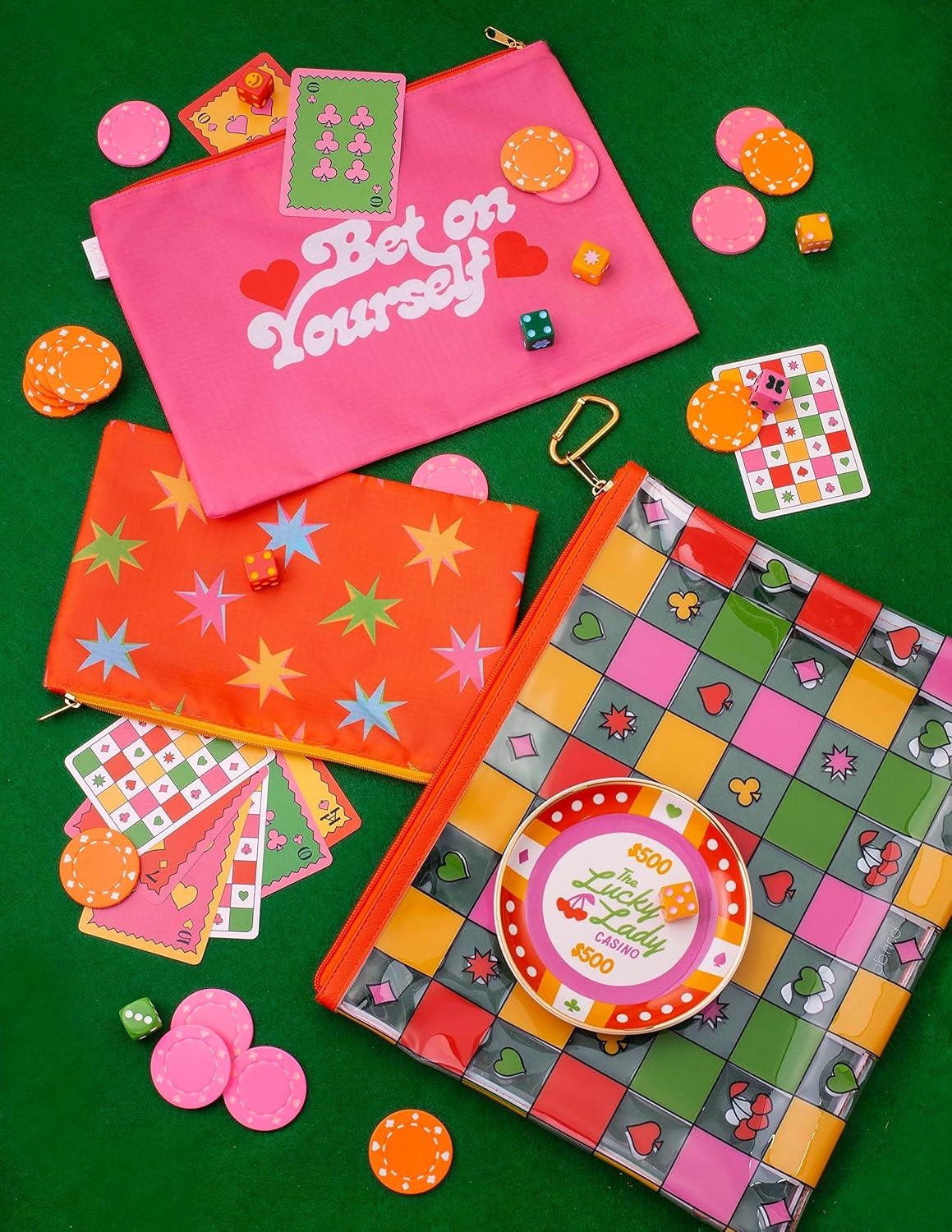 imagebando Novelty Trinket Tray Ceramic Jewelry Dish Small Decorative Tray for Keys or Decor Cute Catchall Tray CakeLucky Lady