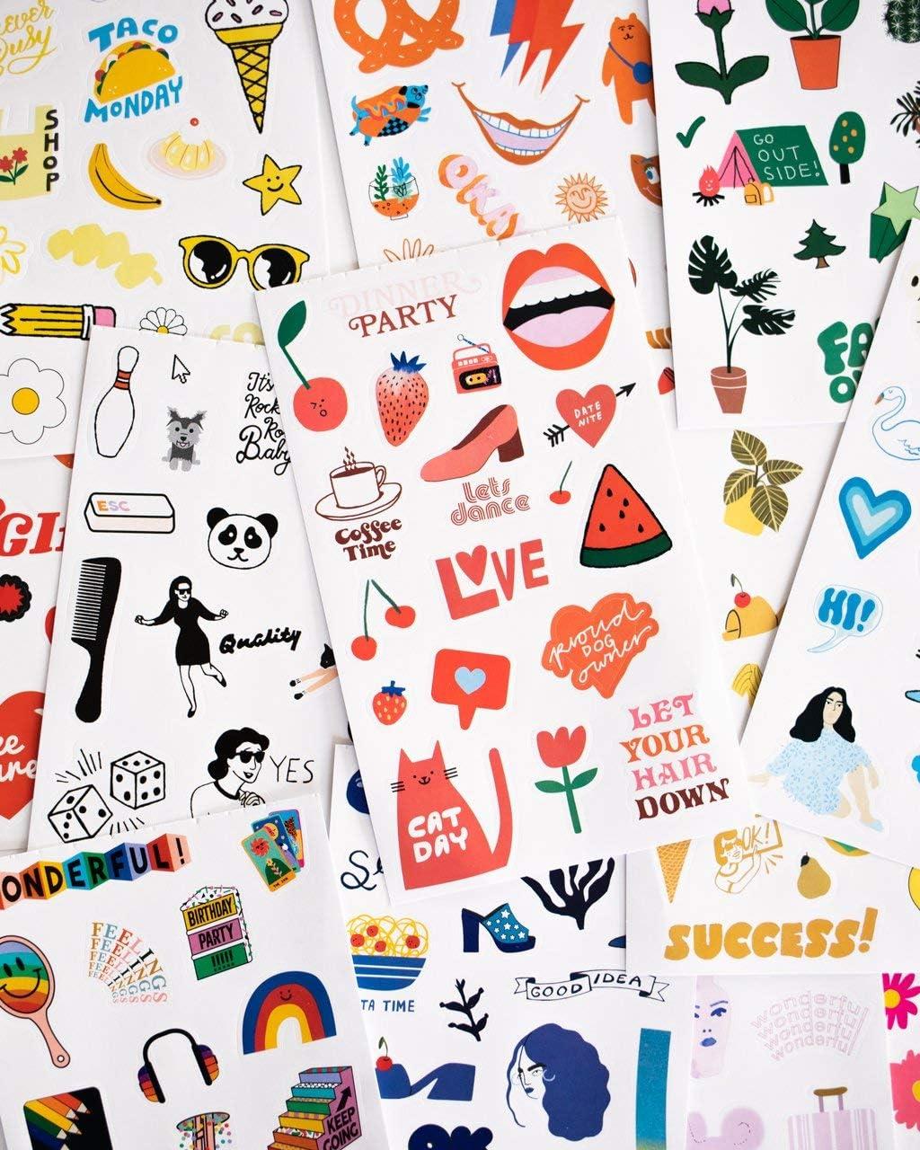 imagebando Planner Sticker Book with Over 700 Assorted Stickers 35 Pages of Colorful Unique Stickers for JournalsCalendars Issue 5Issue 5