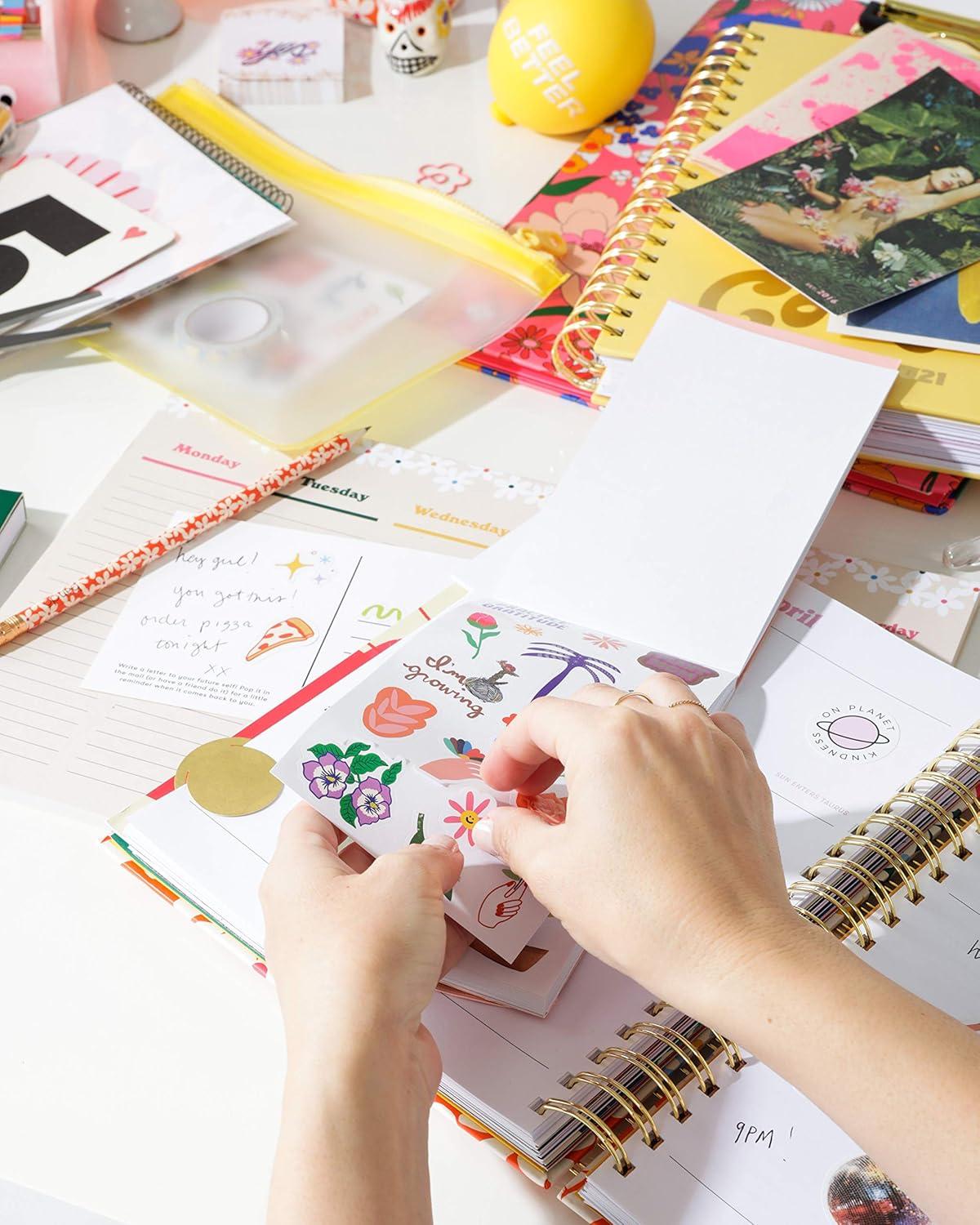 imagebando Planner Sticker Book with Over 700 Assorted Stickers 35 Pages of Colorful Unique Stickers for JournalsCalendars Issue 5Issue 6