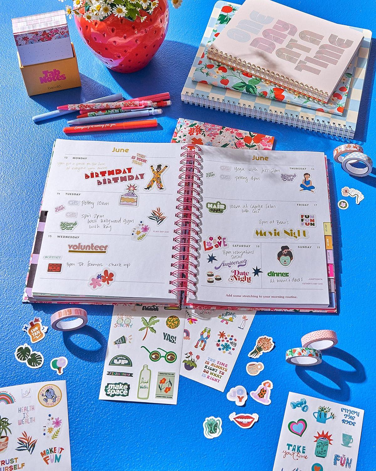 imagebando Planner Sticker Book with Over 700 Assorted Stickers 35 Pages of Colorful Unique Stickers for JournalsCalendars Issue 5Issue 7