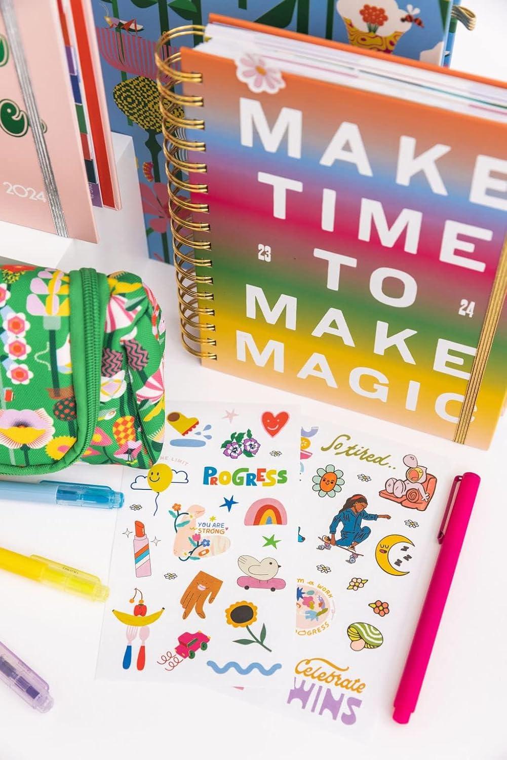 imagebando Planner Sticker Book with Over 700 Assorted Stickers 35 Pages of Colorful Unique Stickers for JournalsCalendars Issue 5Issue 9