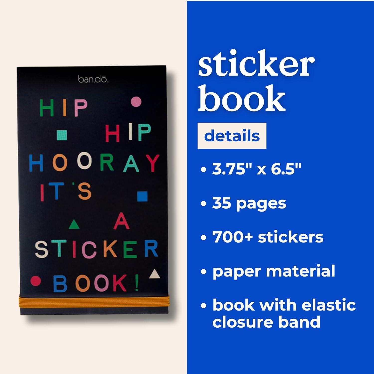 imagebando Sticker Book with Over 700 Assorted Stickers and 35 Sheets with FunColorfulAesthetic Pack for Scrapbooking Planners or Journals Issue Eleven